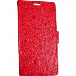 Nokia 6 mobilcover med mønster Rød